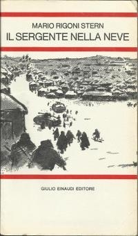 Copertina  Il sergente nella neve  - autore Mario Rigoni Stern